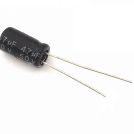 47uF 50V ALUMINIUM ELECTROLYTIC POLAR CAPACITOR
