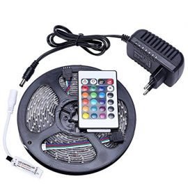 RGB LED STRIP WITH REMOTE AND POWER SUPPLY