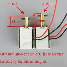 DC 6-12V Bidirectional Self- retaining Solenoid Push Pull Electromagnet PJT-01D
