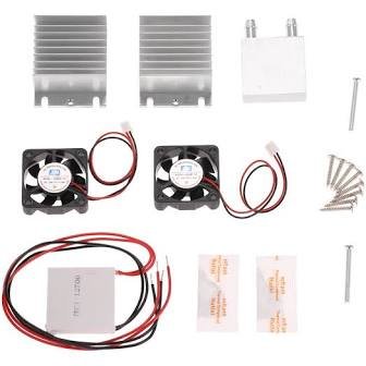 DIY kits Thermoelectric Peltier Refrigeration Cooling System Water cooling+ fan+ 2pcs TEC1 - 12706 Coolers